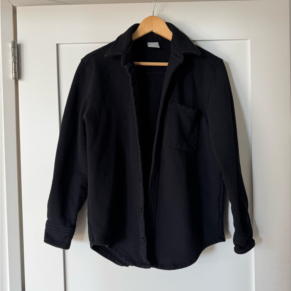 TNA cozy fleece boyfriend over shirt jacket
